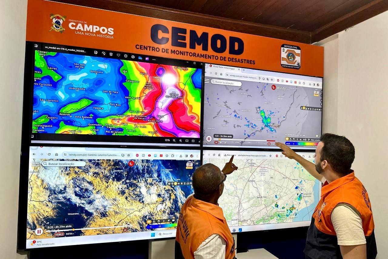 Paraíba do Sul segue estável em Campos mesmo com chuvas em Minas