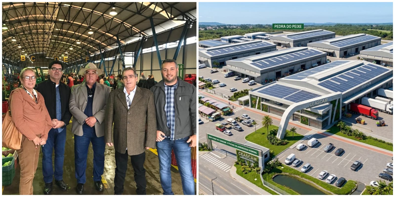 Campos lança pedra fundamental do CEASCAM e projeta 50 mil empregos na região