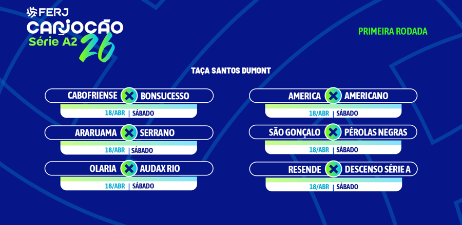 Americano estreia fora de casa na Série A2 do Carioca contra o America