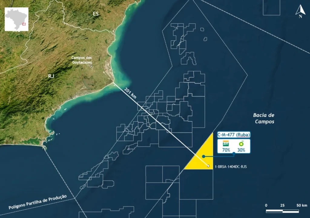 Petrobras encontra indícios de petróleo em nova área do pré-sal da Bacia de Campos