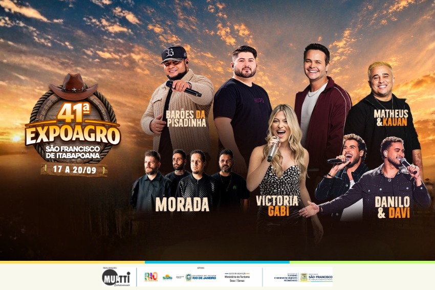 Imagem de divulgação da 41ª ExpoAgro de São Francisco de Itabapoana