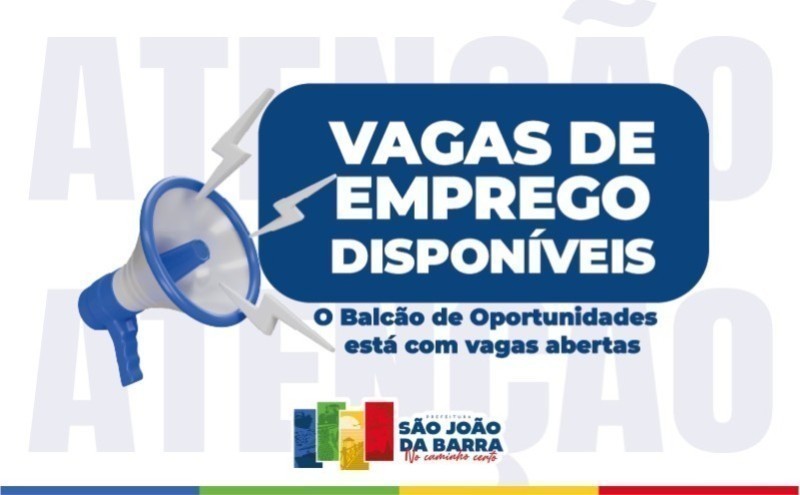 Imagem usada na própria matéria sobre 429 vagas no Balcão de Oportunidades de São João da Barra