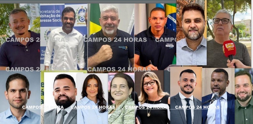 Montagem com candidatos da região nas eleições de 2026