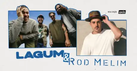 Imagem de divulgação do show de Lagum e Rod Melim em Campos dos Goytacazes