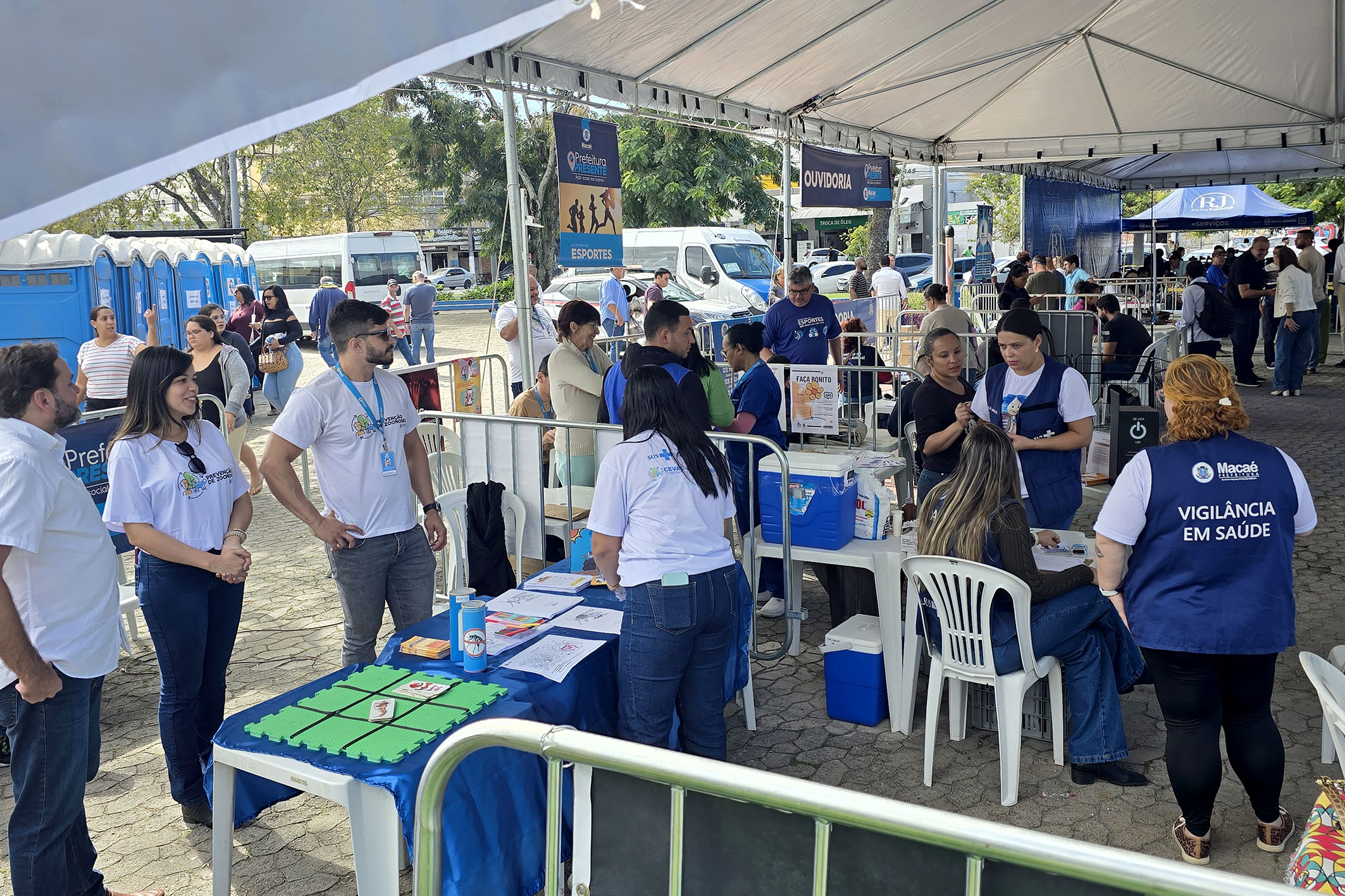 Atendimento do programa Prefeitura Presente em Macaé