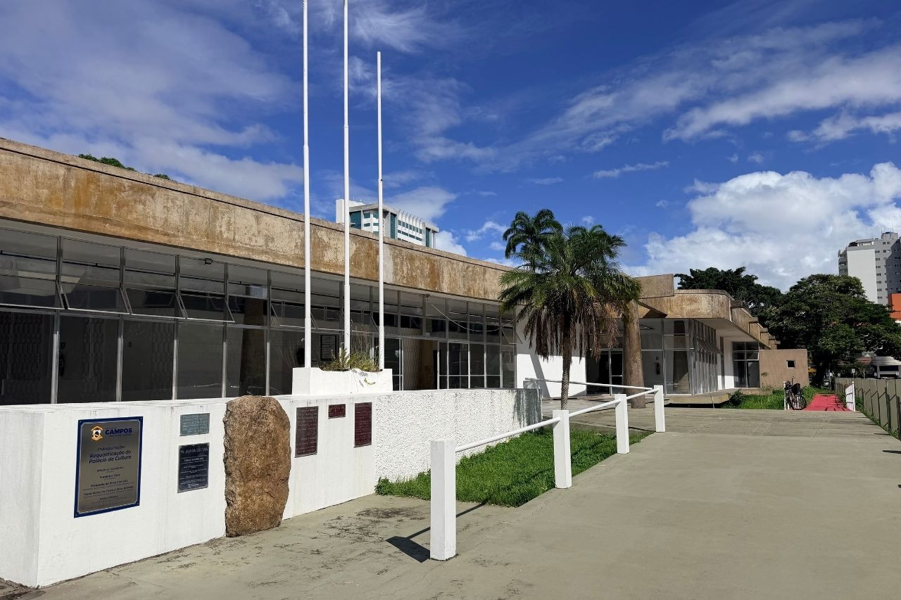 Palácio da Cultura em Campos, onde serão realizadas formações do Programa Cultiva