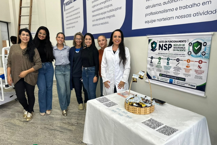 Atividade da Semana da Segurança do Paciente no Hospital Ferreira Machado, em Campos