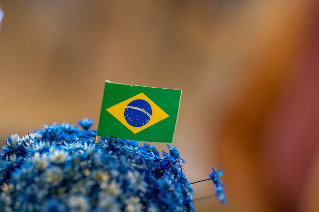Bandeira do Brasil em referência às Eleições 2026