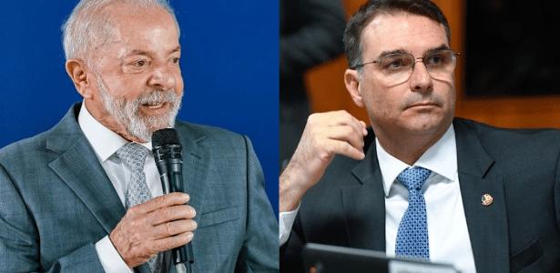 Lula confirma debate com Flávio na Band. Foto: Ricardo Stuckert/PR e Roque de Sá/Agência Senado